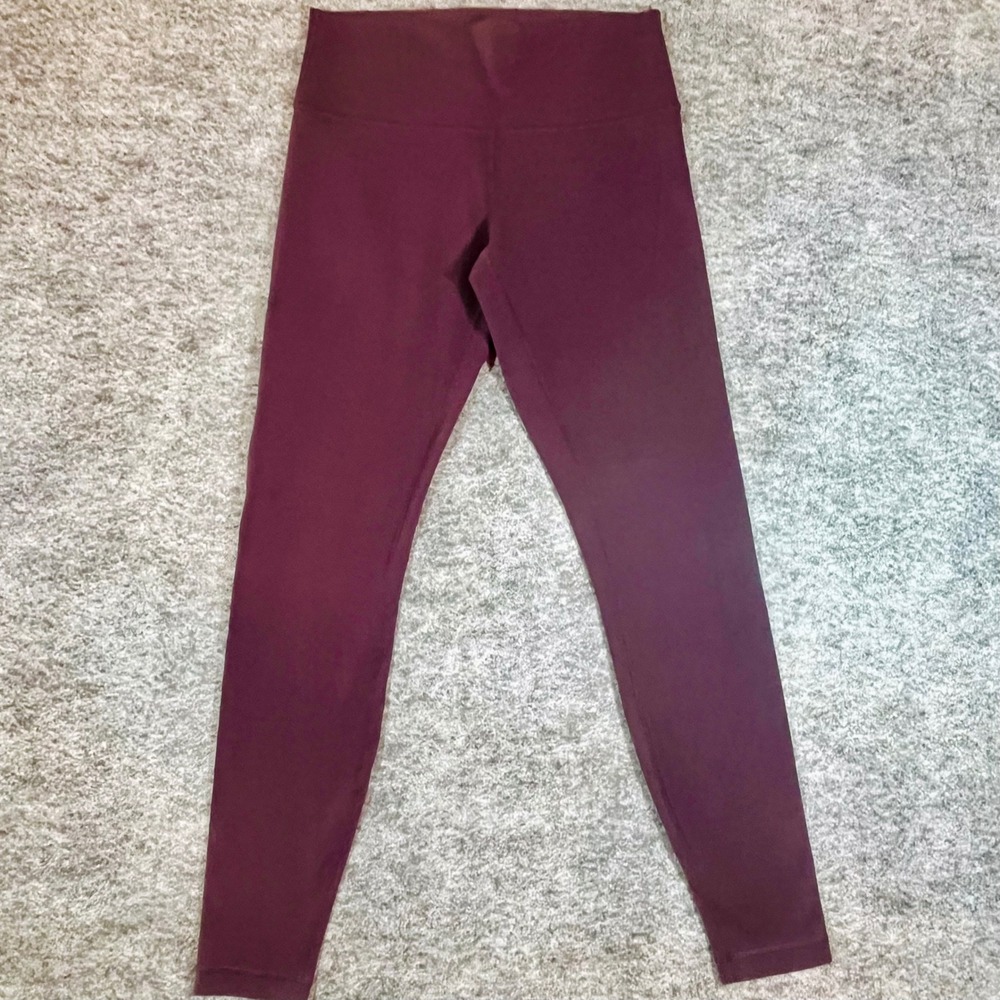 lululemon Wunder Under High-Rise Leggings Women 10 Plum Compression Athleisure - Picture 2 of 9